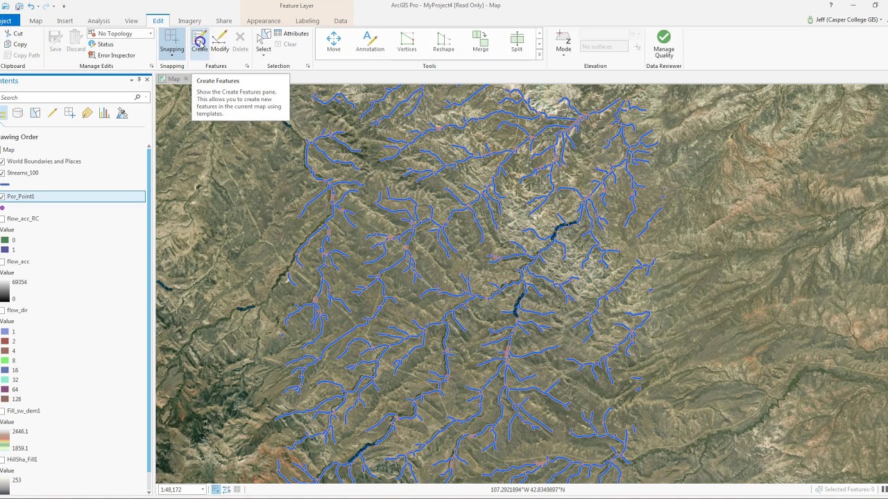 Creating Watersheds in ArcGIS Pro