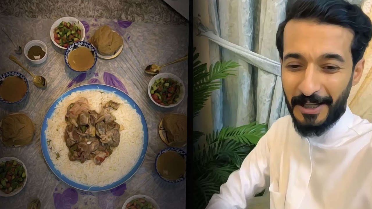 ابو حور و احلى عشاء مع الوالده❤️