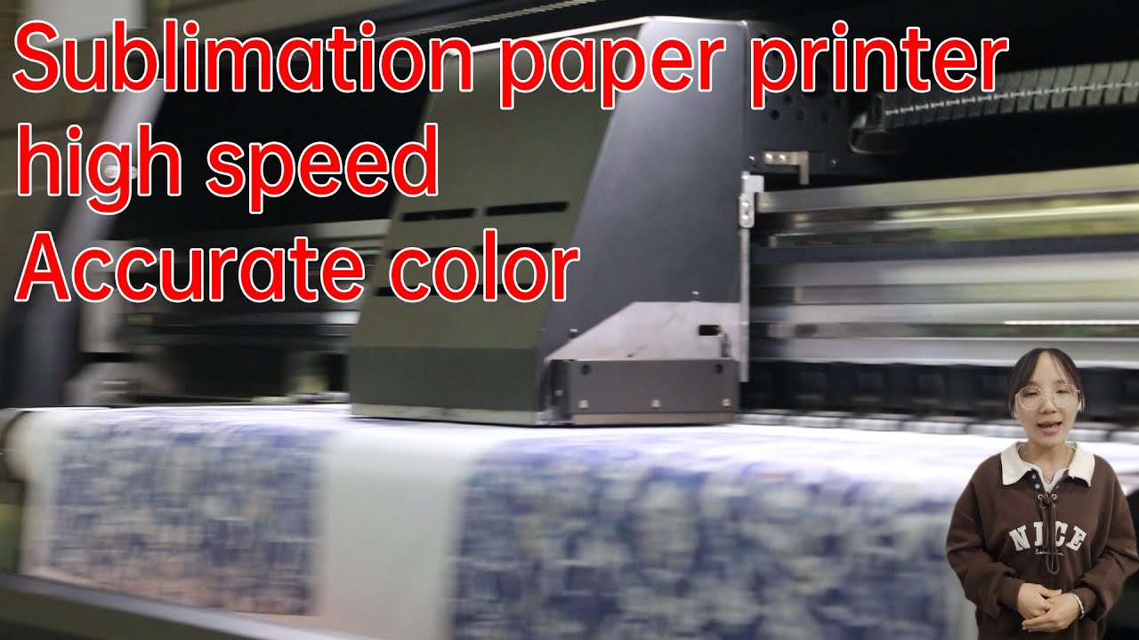 Sublimation Paper Printing Technology: 8-Color High-Speed Digital Printer