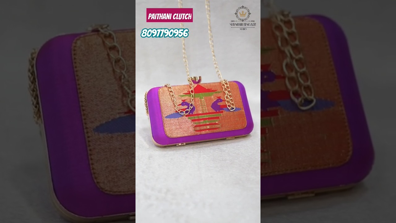 New Launch Paithani Clutch 👛#shorts  #shortsfeed