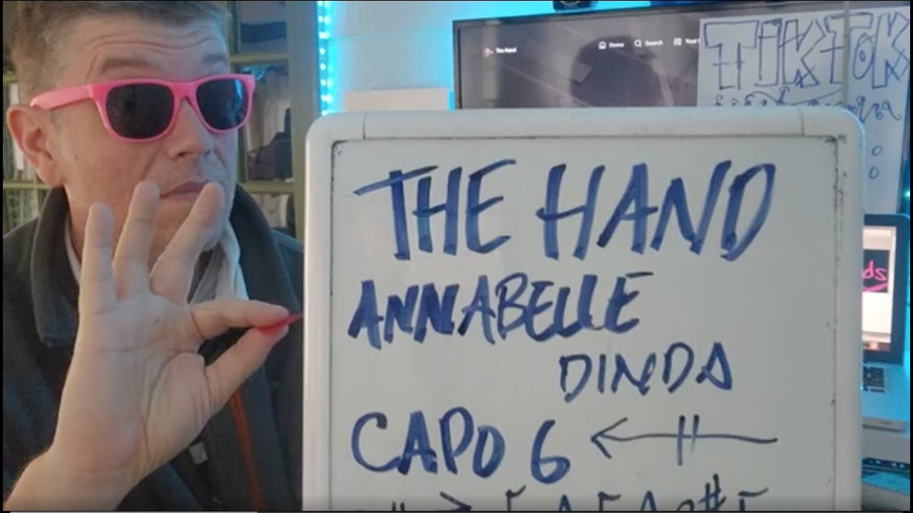 THE HAND - Урок игры на гитаре от ANNABELLE DINDA (для начинающих)