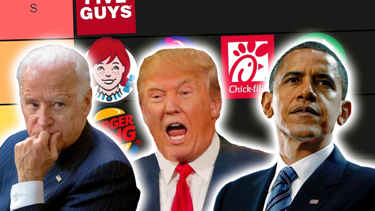 US Presidents Rate Fast Food Restaurants (Presidents Tier List)