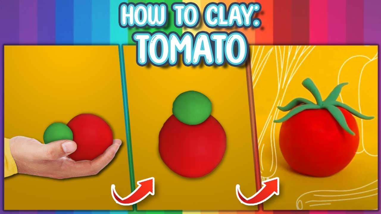 🍅 How To Make A Clay Tomato: Simple And Easy Tutorial