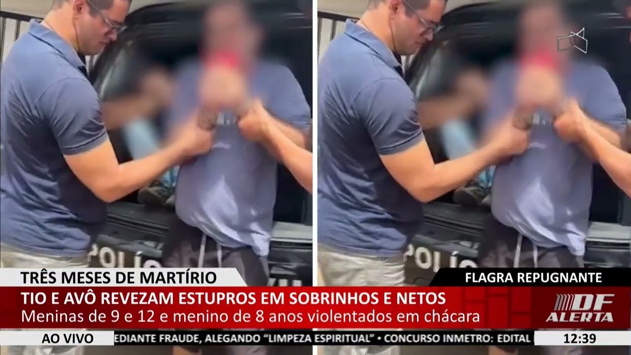 DF ALERTA - Tio e avô revezam estupros em sobrinhos e netos