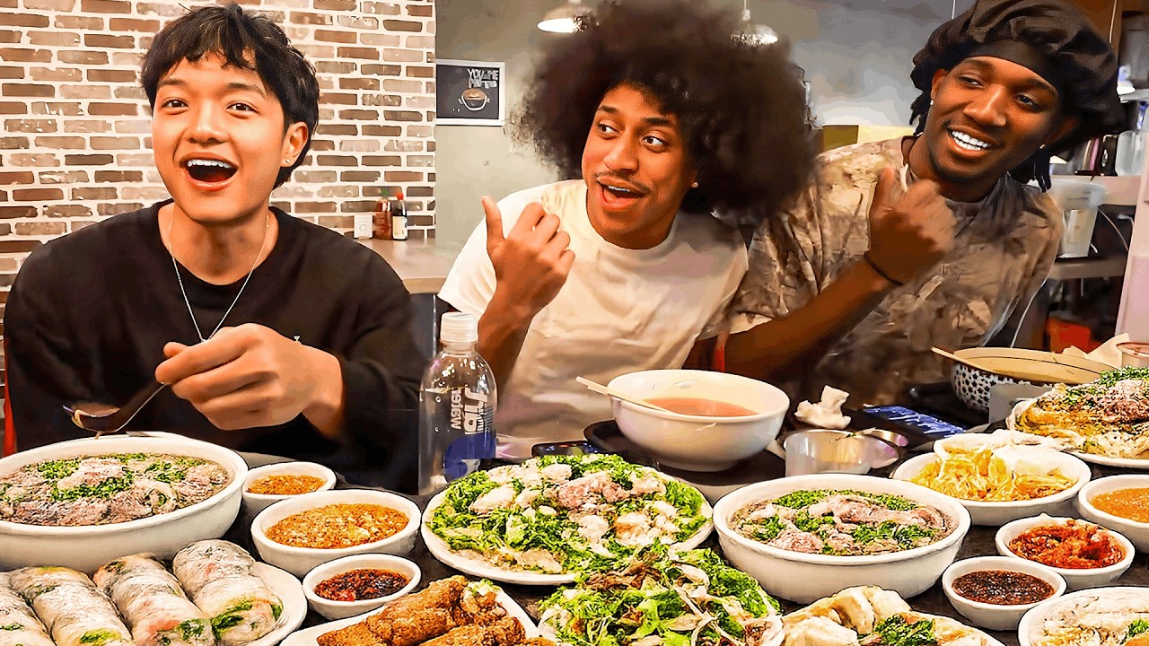 Vietnamese Food Mukbang With Jasontheween, OSCS & More..