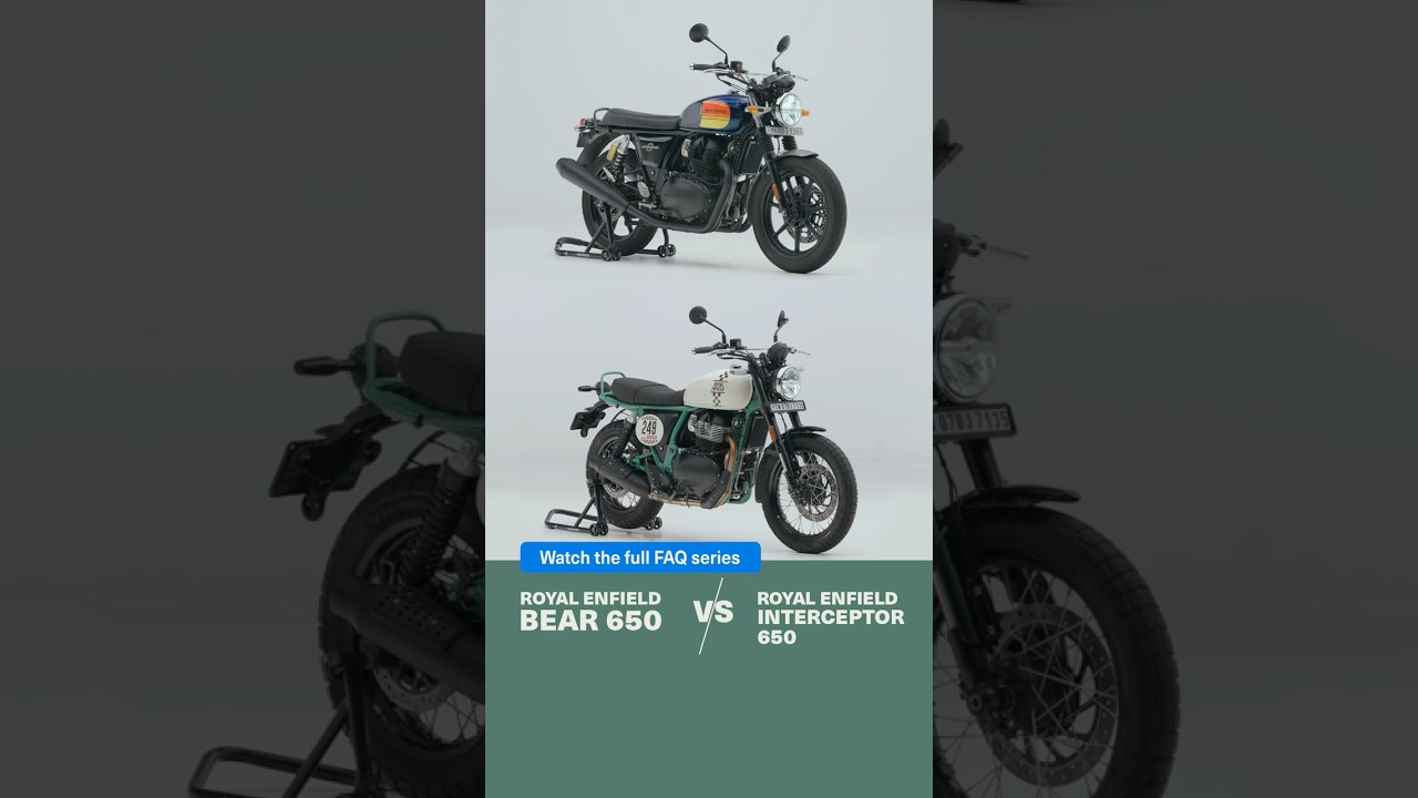 против Royal Enfield Interceptor 650 | Royal Enfield Bear 650 2025 FAQ #11