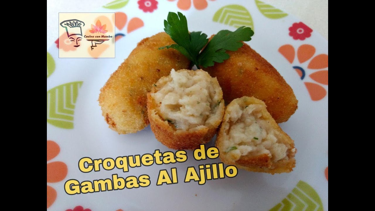 RECETA MAMBO, Croquetas de Gambas Al Ajillo. Robot de Cocina Cecotec.