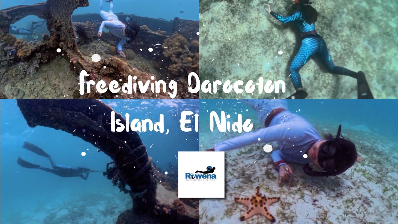 Darocotan El Nido Wreck, Freediving Palawan with Rowena and Chin, Dive and Drive Roadtrip