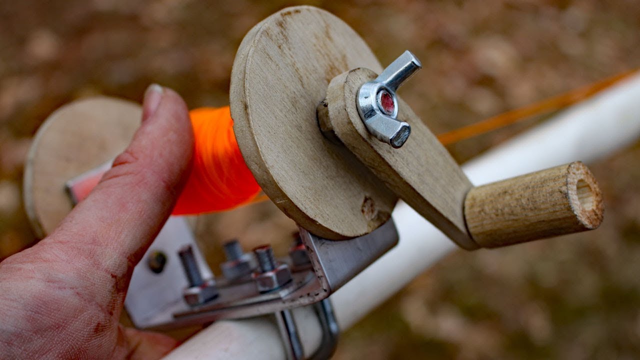 Homemade rod and reel fishing challenge!!!!