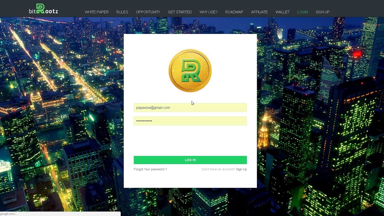New ICO Bitrootz Lending Platform