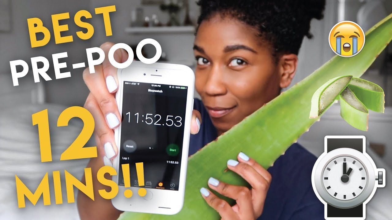 The 12 MINUTE Aloe Vera PRE POO!! Best For Natural Hair