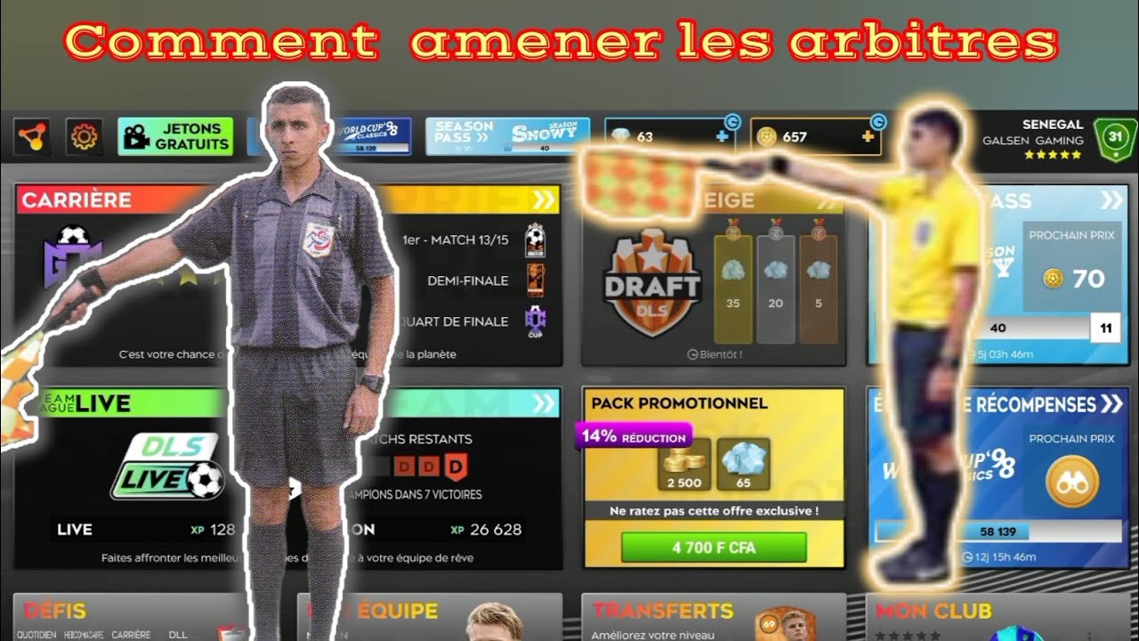 comment amener les arbitres de touche