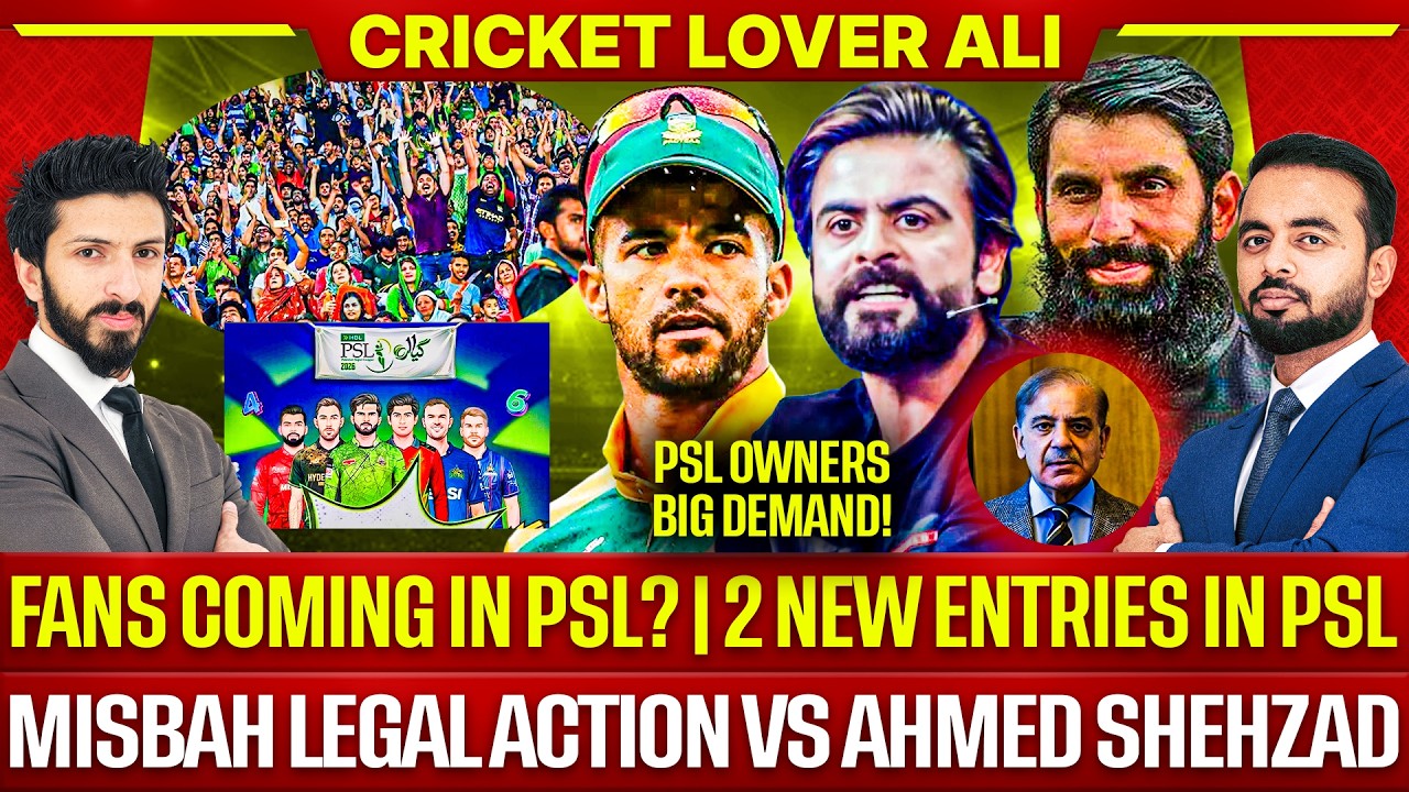 Fans Coming in PSL? | Owners Big Demand | 2 new Entries? | Misbah Legal Action | Gillespie on PCB