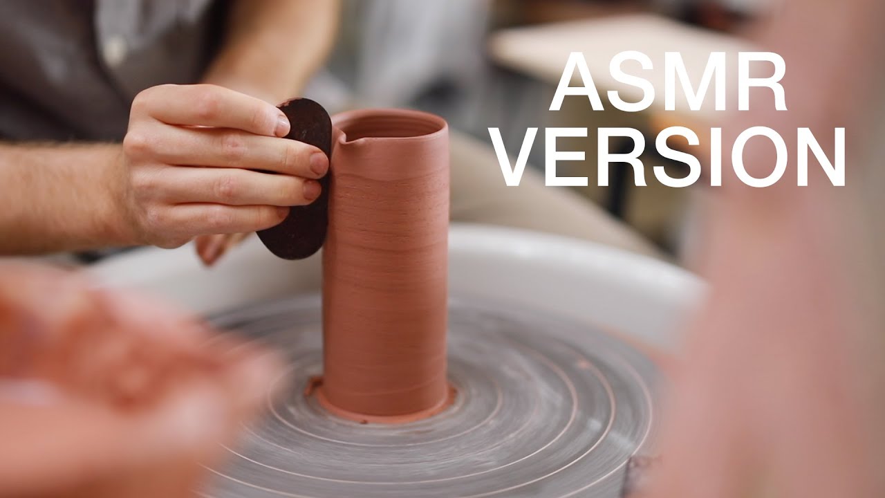 How to Make a Handled Pottery Jug From Beginning to End — ASMR Version