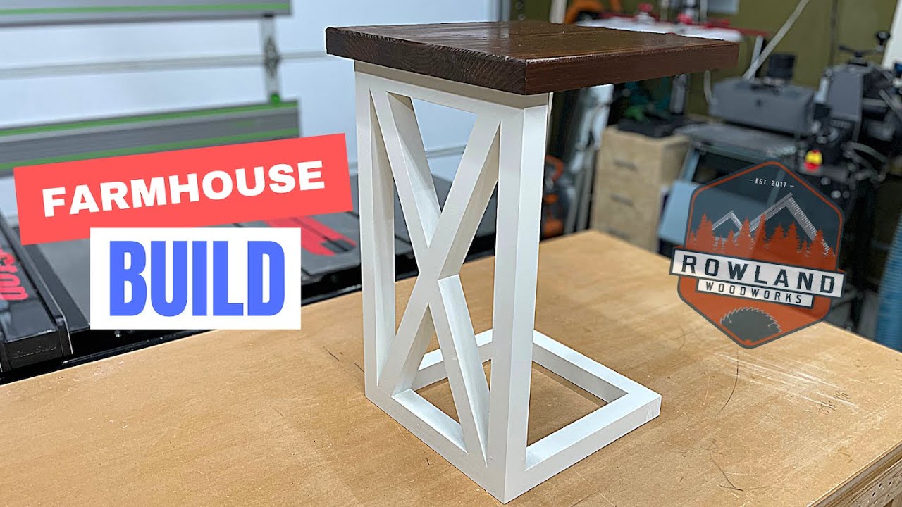 Making a Farmhouse C Style End Table