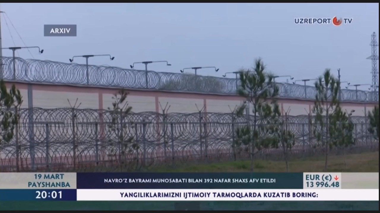 Navro'z bayrami munosabati bilan 392 nafar shaxs afv etildi