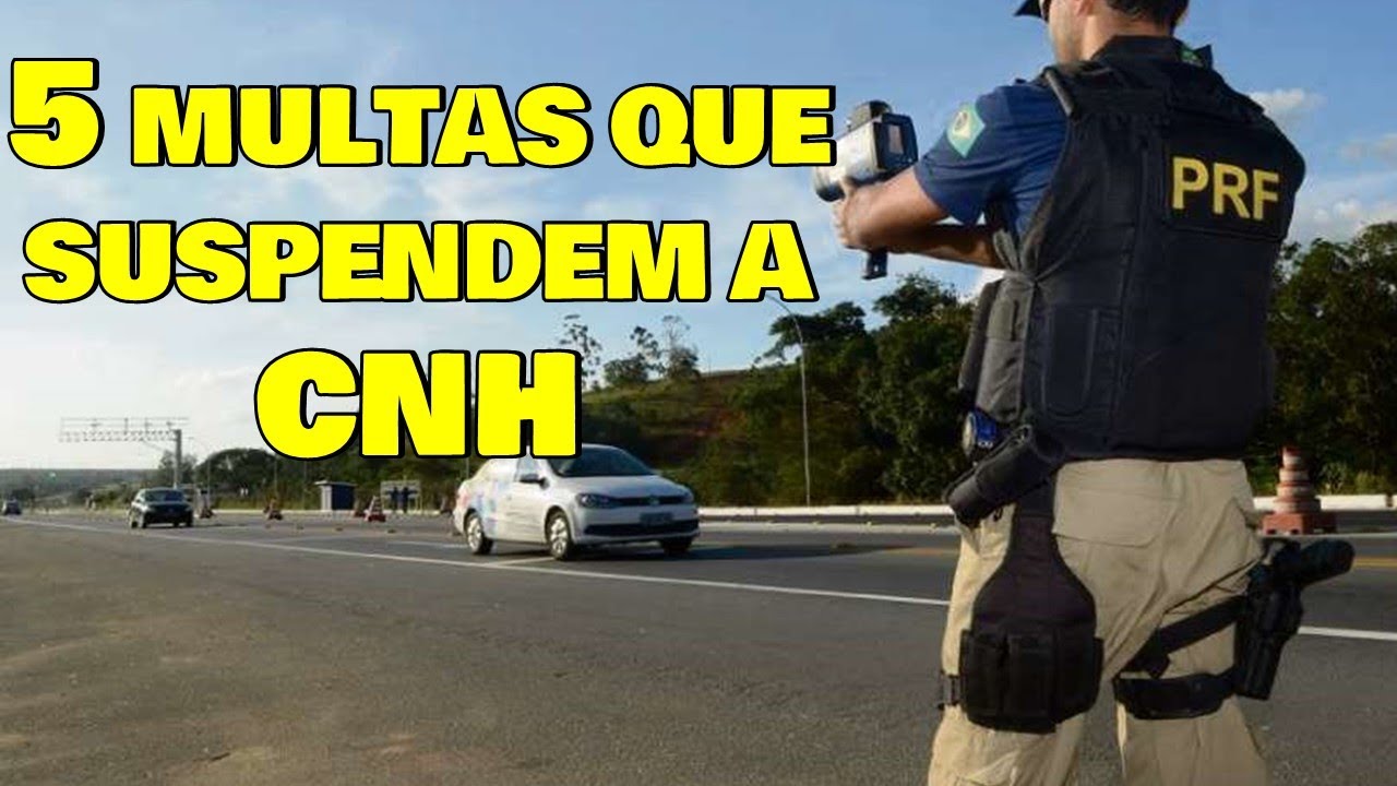 5 MULTAS que suspendem a carteira de habilitação (CNH) IMEDIATAMENTE