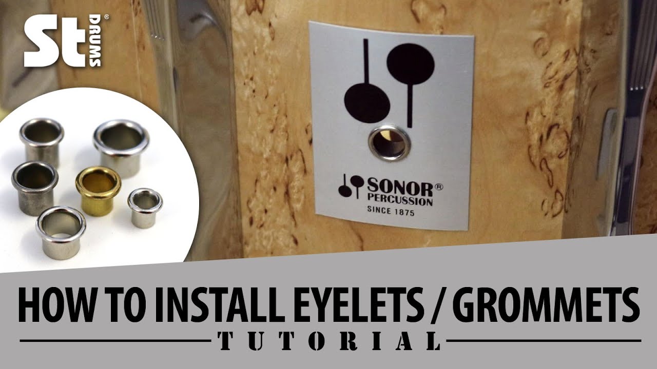 TUTORIAL: How to install eyelets and badges!