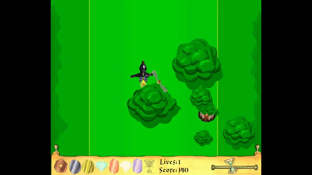 Old Harry Potter Warner Bros. Website Flash Game: Seeker Practise