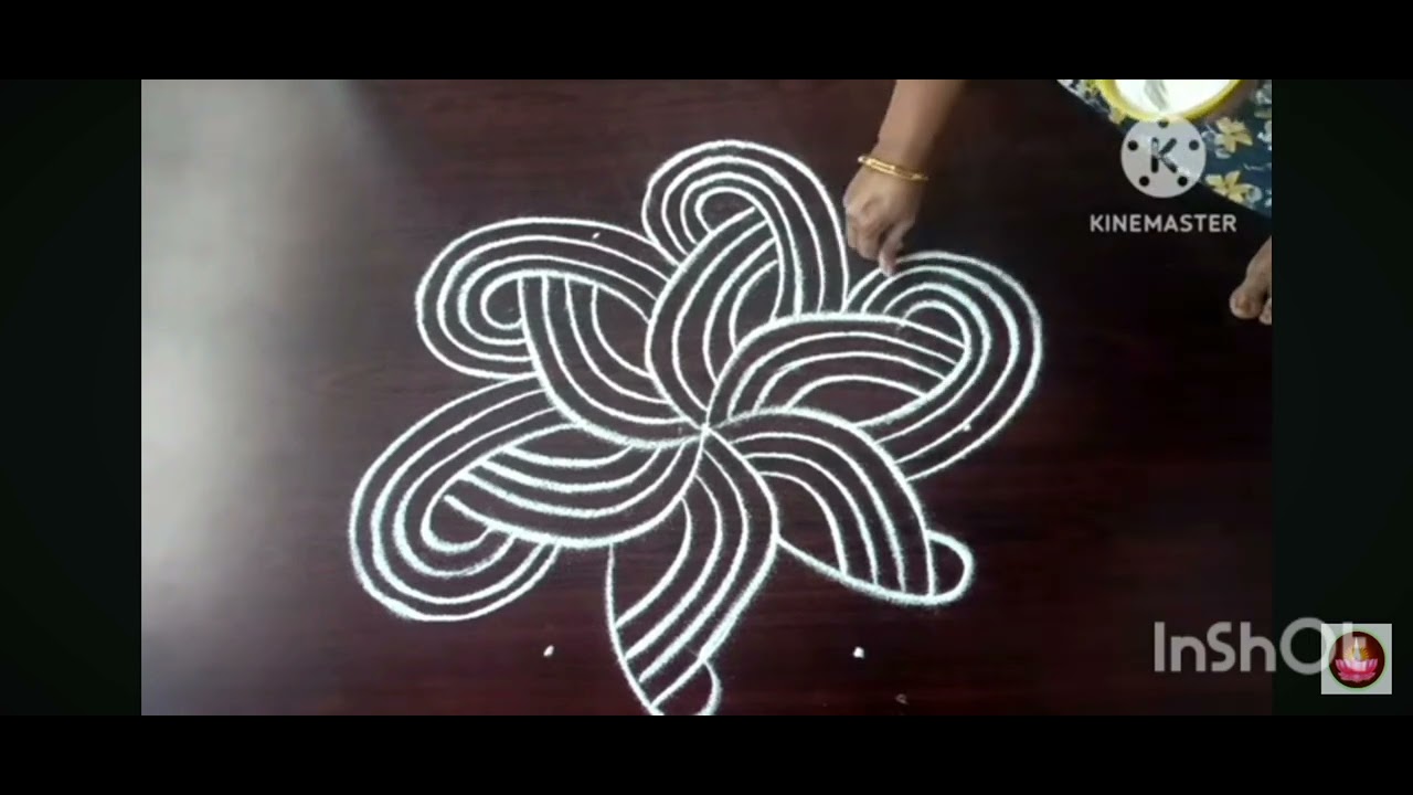 Easy dot rangoli #trending #rangoli #latest #2025 #trendingshorts 