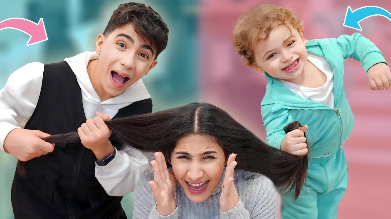 اختي الحامل ام ل ولدين 🤰 (يوم كامل)