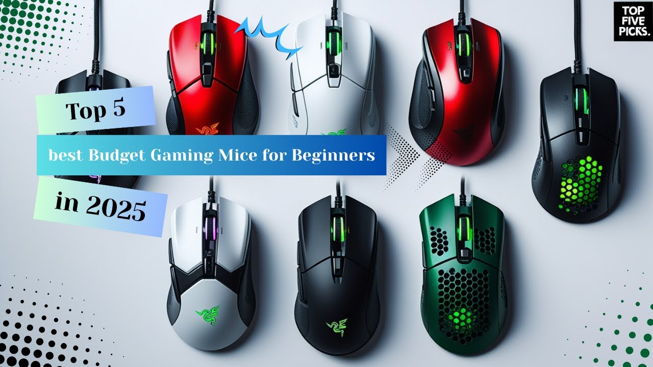 Top 5 best Budget Gaming Mice for Beginners in 2025  [Watch Before You Buy 2025].