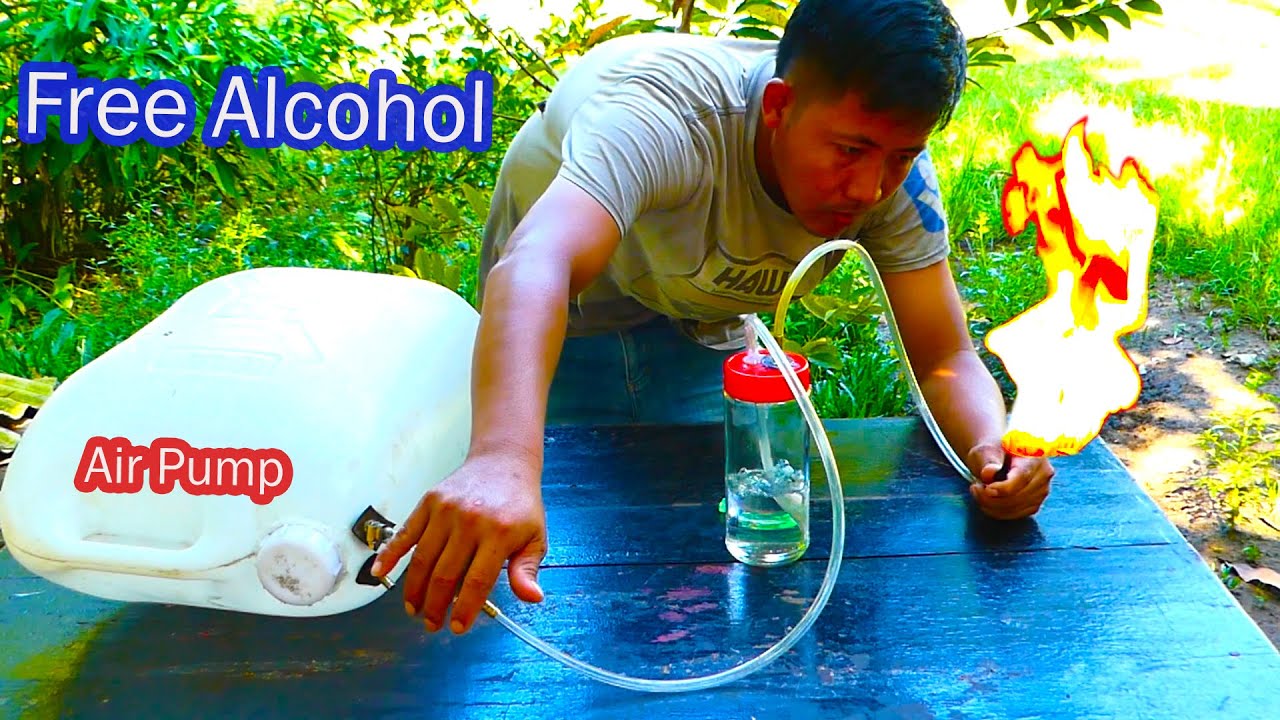 Auto Free Gas from Alcohol for Cooking | Free Energy | Learn for ideas