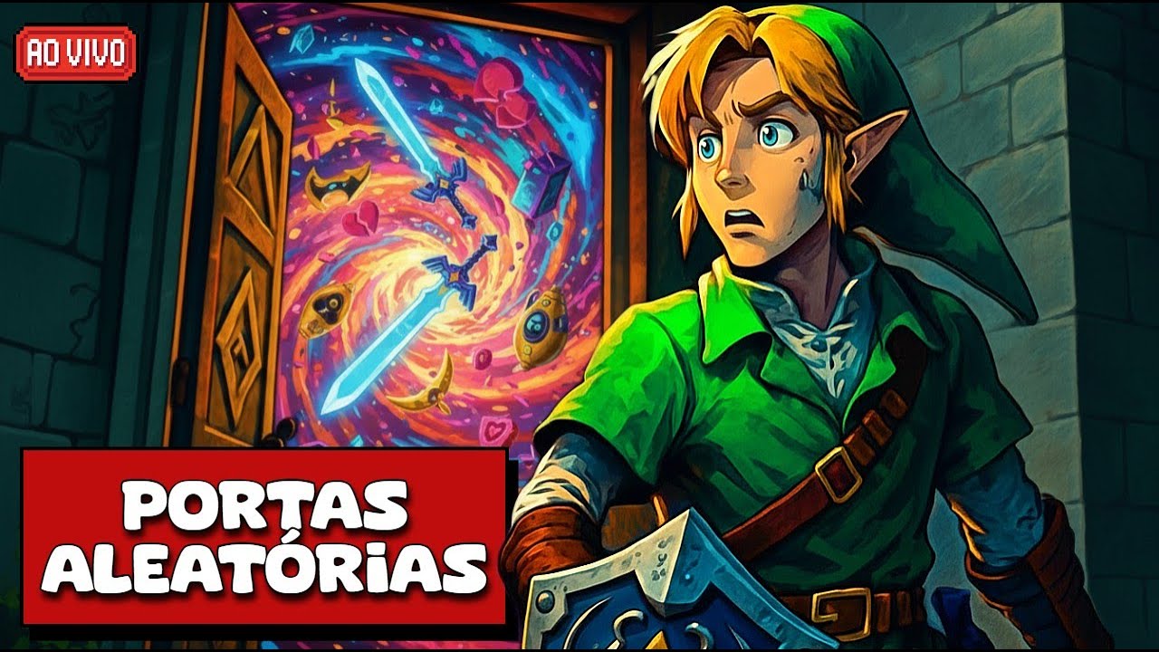 ZELDA Ocarina of Time, mas as portas estão Randomizadas!!