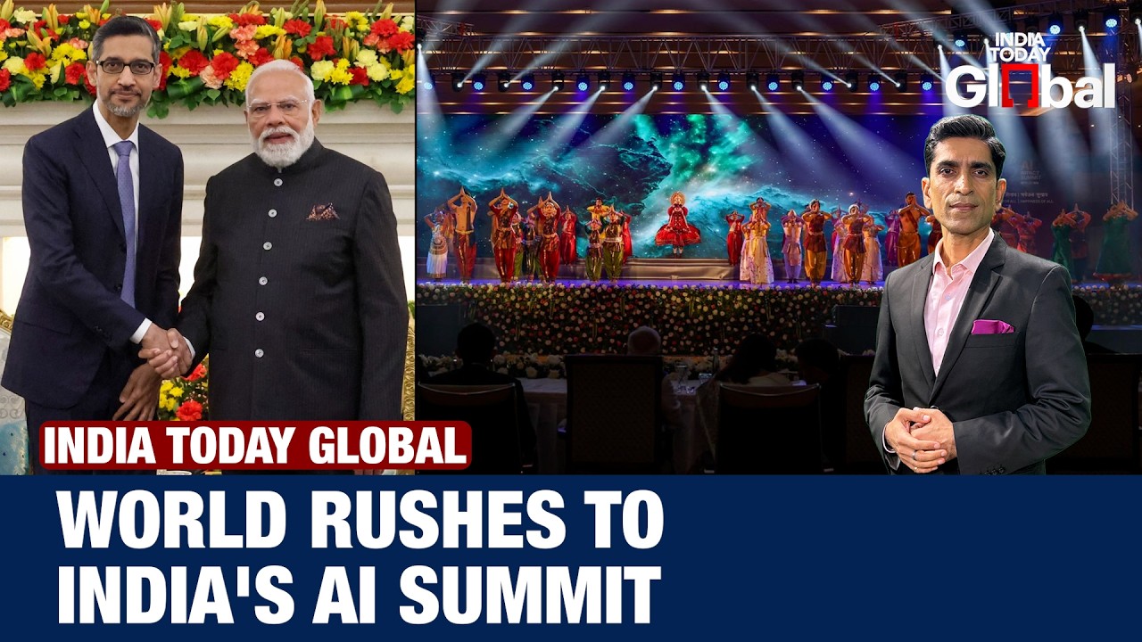 PM Modi Meets Sundar Pichai at AI Impact Summit: Google's Big Mission for India | India Today Global