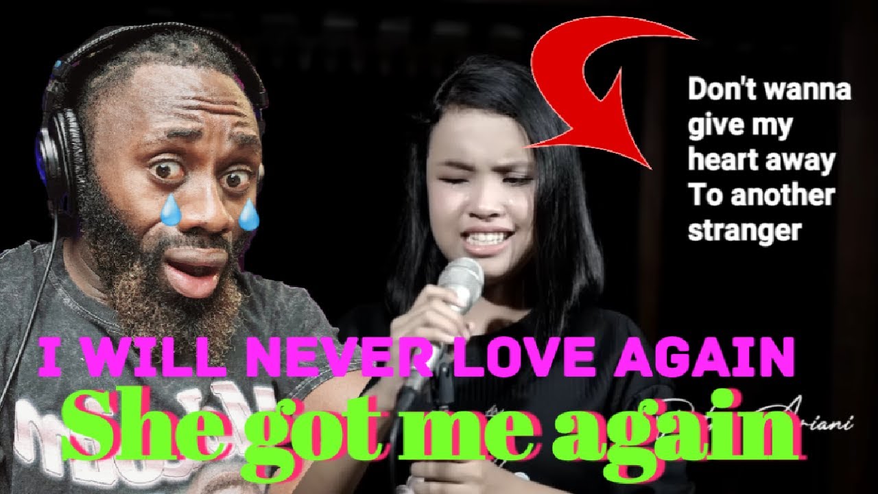 WOW! |  Putri Ariani Lady Gaga - i'll never love again (lirik) cover (REACTION!!!)