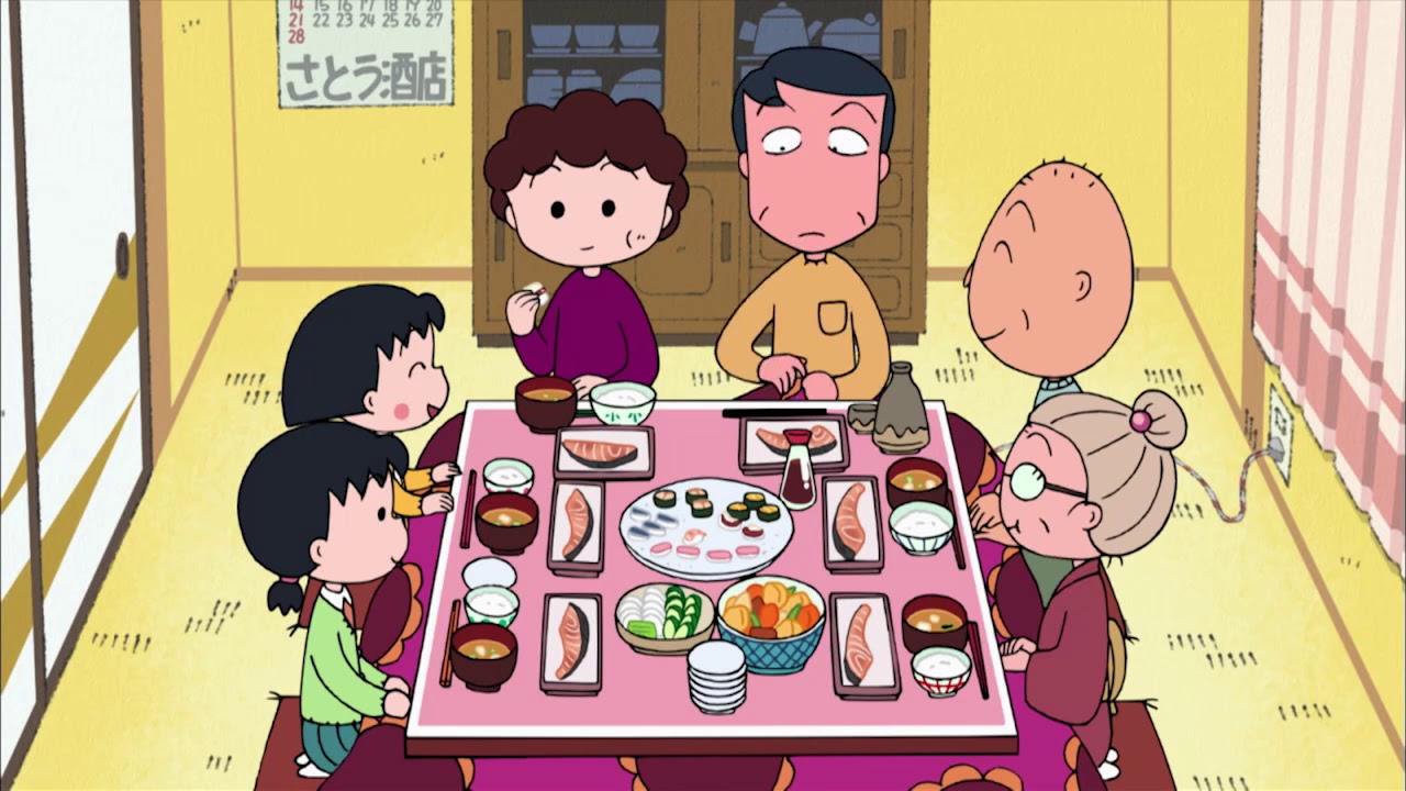 櫻桃小丸子 #752 小丸子想捏寿司／送去梅花的香味