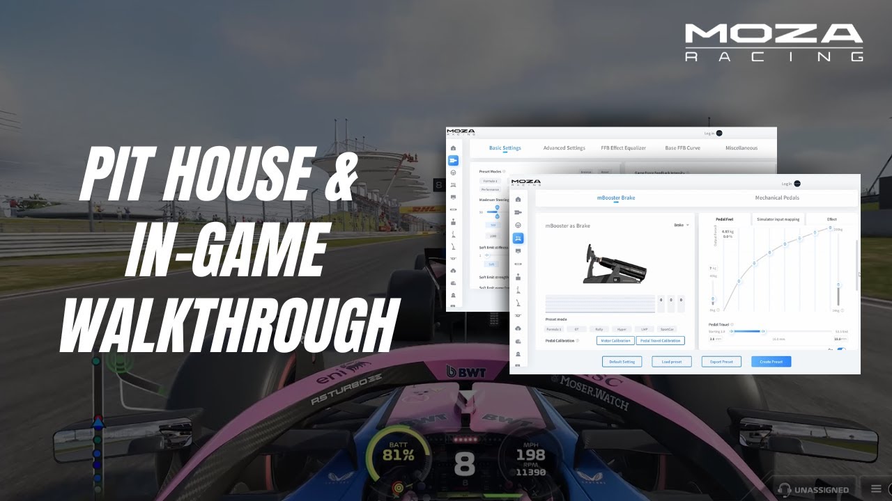 F1 25 Settings Explained: Pit House & In-Game Walkthrough | MOZA Racing tutorials