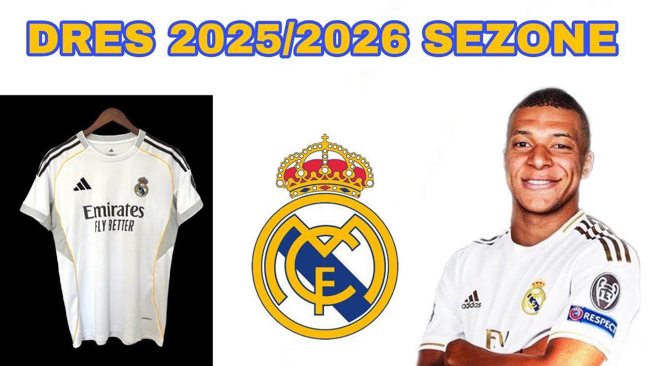 OVO JE DRES REAL MADRIDA ZA 2025/2026 SEZONU!!