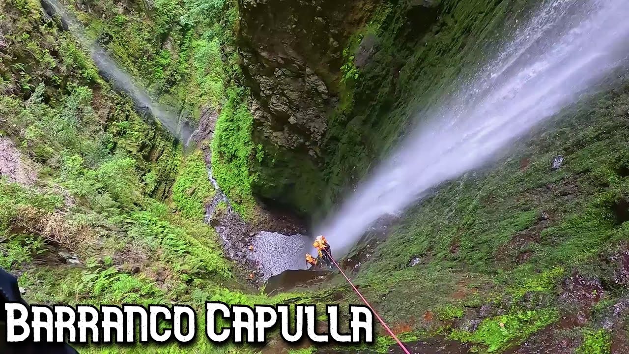 Barranco Capulla V6A4II - Canyoning Madeira