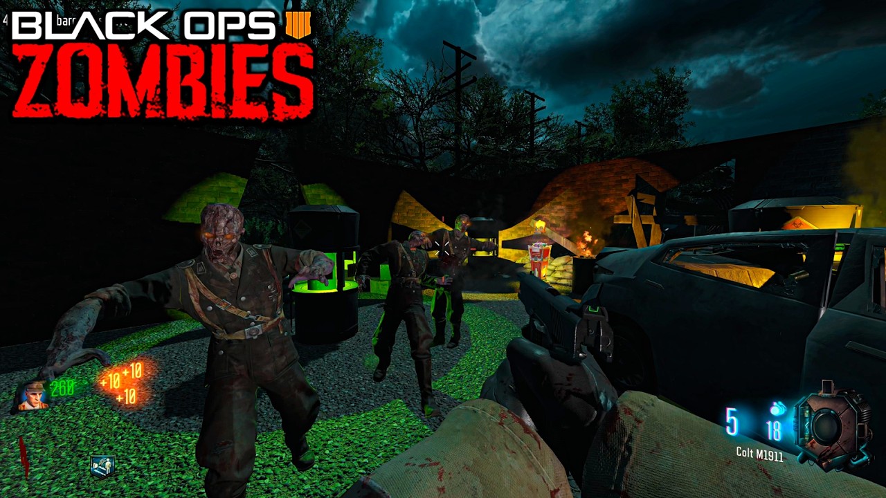 BO3 ZOMBIES: Z-STREET GAMEPLAY (CUSTOM MAP)