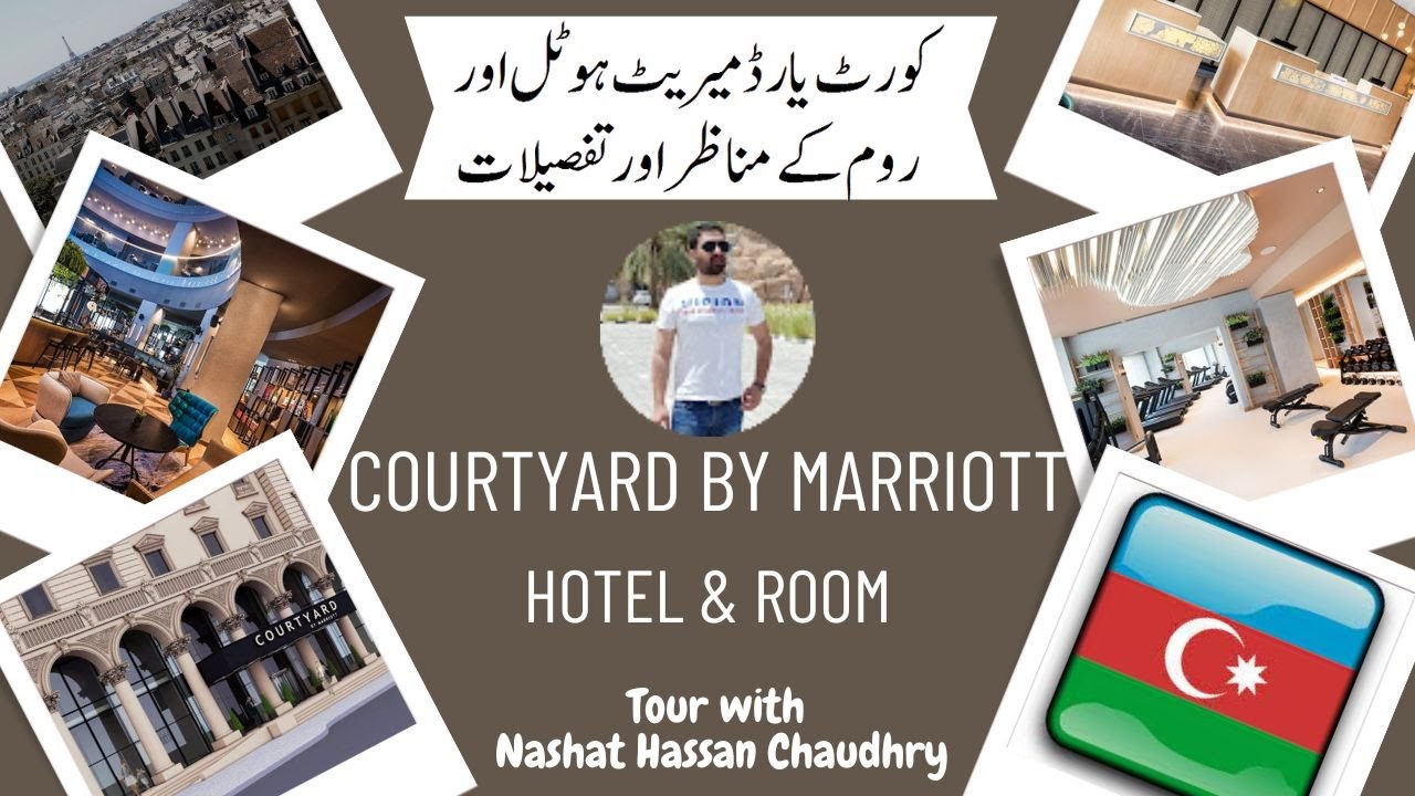 Baku travel series |Courtyard by Marriott|Baku Top Hotel| Beautiful Beache in Baku