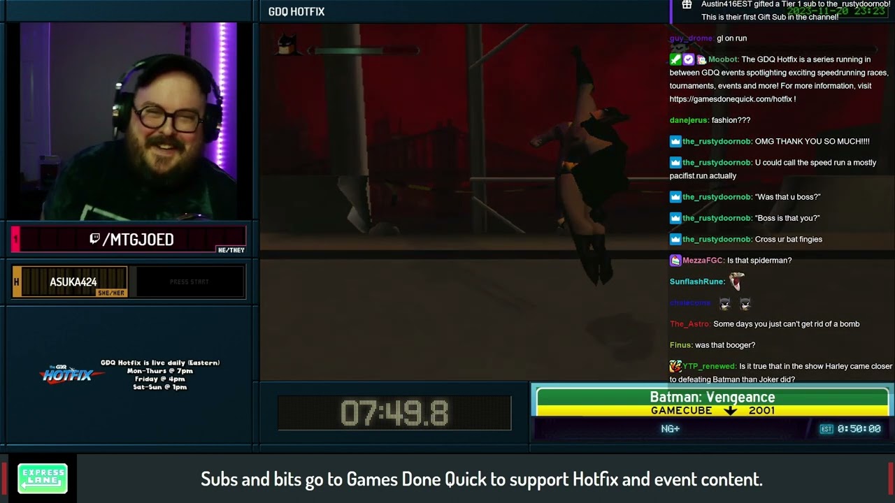 GDQ Hotfix: Express Lane - Batman: Vengeance GCN Speedrun