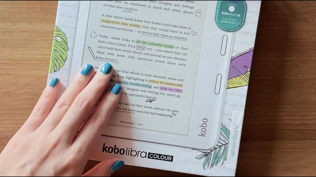 unboxing | Kobo Libra Colour 开箱 | 彩色墨水屏到手，美丽玩具+1 | | kobo原装保护壳 | 墨水屏收纳 | 电子书繁殖