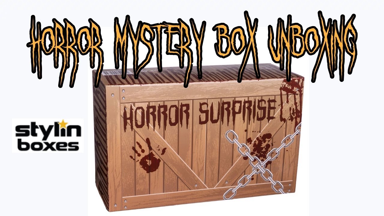 Stylin Boxes Horror Suprise Mystery Box Unboxing
