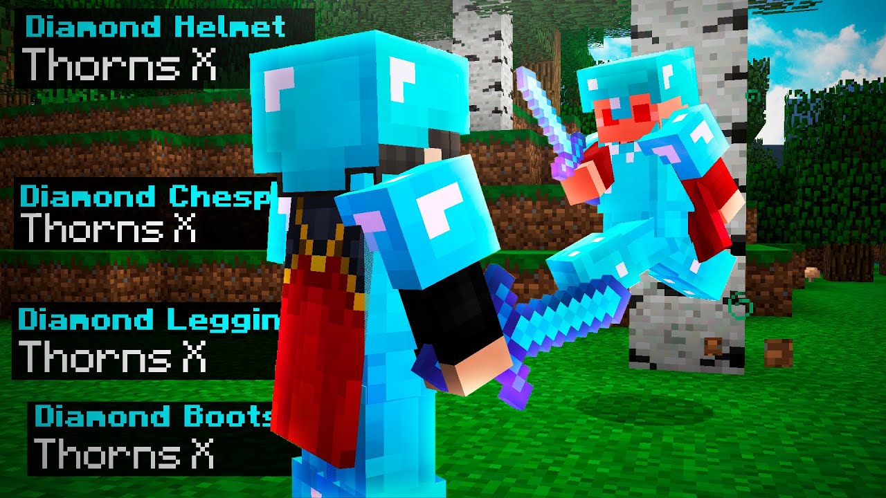 Minecraft HCF pero cada KILL te AUMENTA las ESPINAS! ⚡
