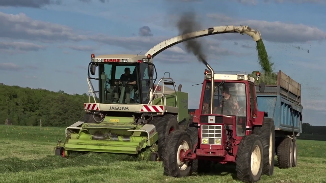 IH 956XL SOUND à l'ensilage d'herbe 2018 !
