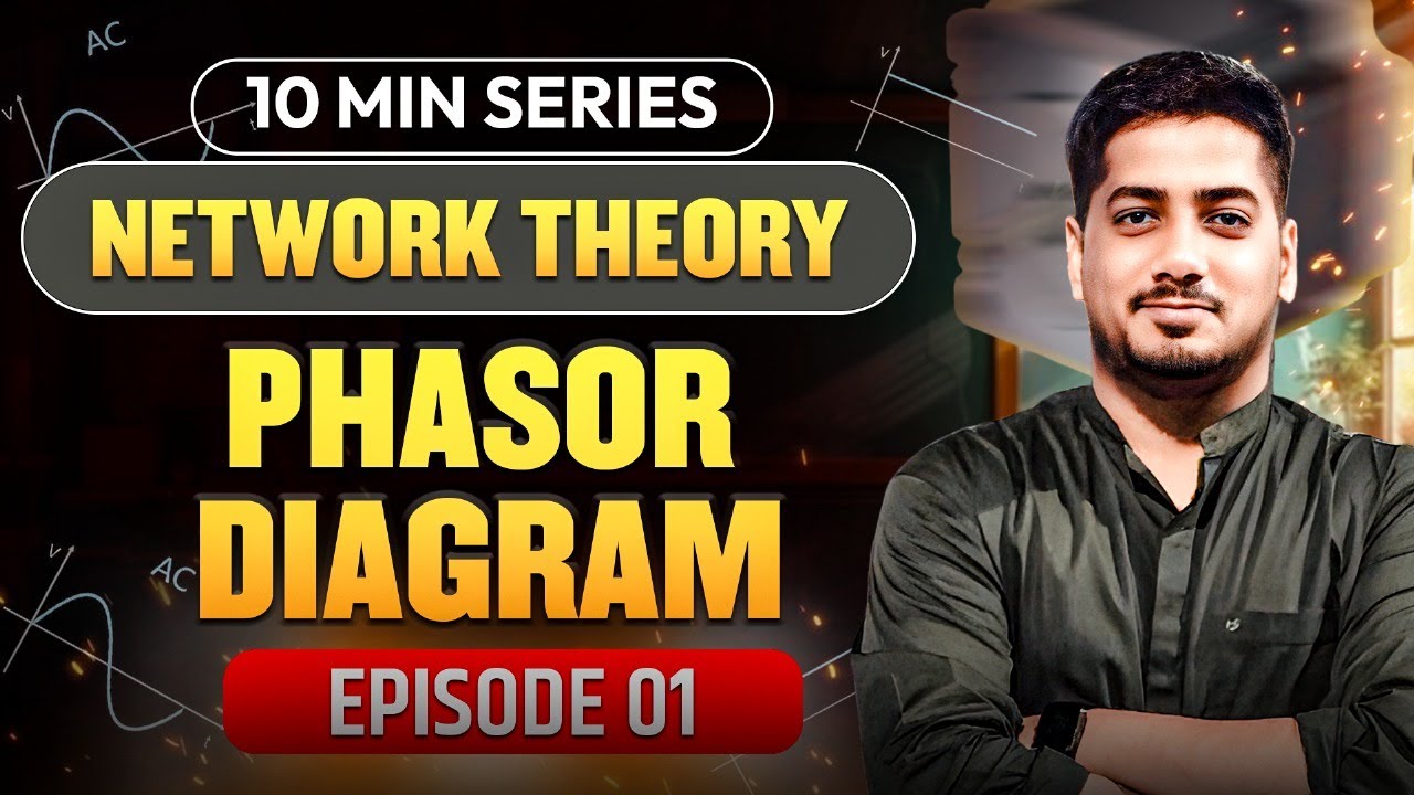Phasor Diagram Explained in 10 Mins | Ep 01 | Electrical Basics for Exams