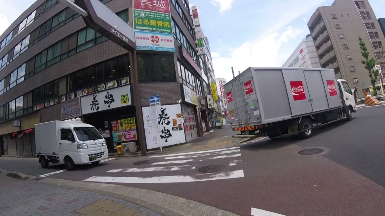 【4K】名古屋　広小路通サイクリング