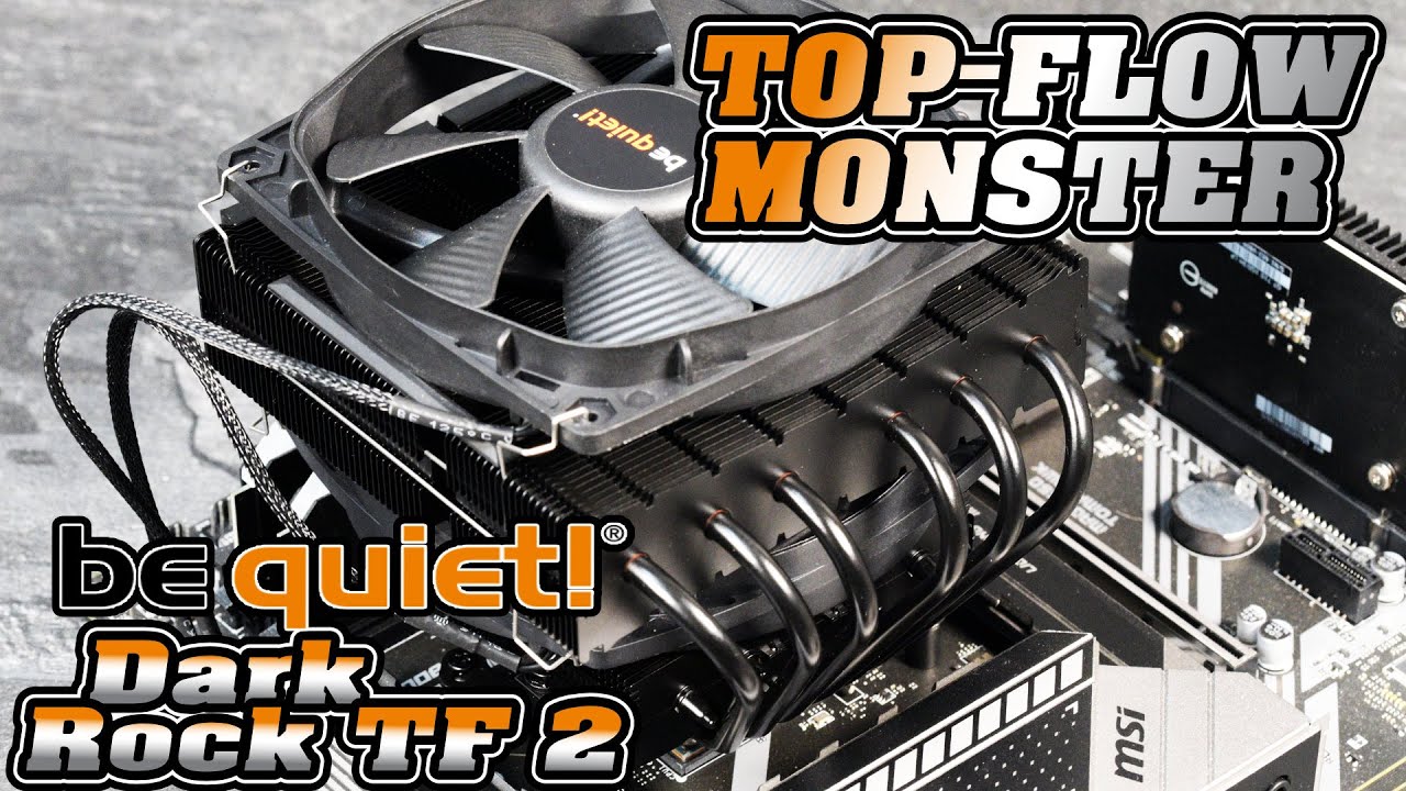Top-Flow-Gigant - be quiet! Dark Rock TF2 CPU-K&uuml;hler Test