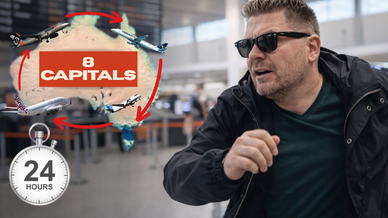 Every Australian Capital - 24 Hours - The insane flight challenge!