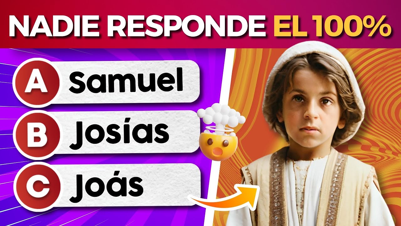 25 PREGUNTAS DIFICILES DE LA BIBLIA | TEST BIBLICO