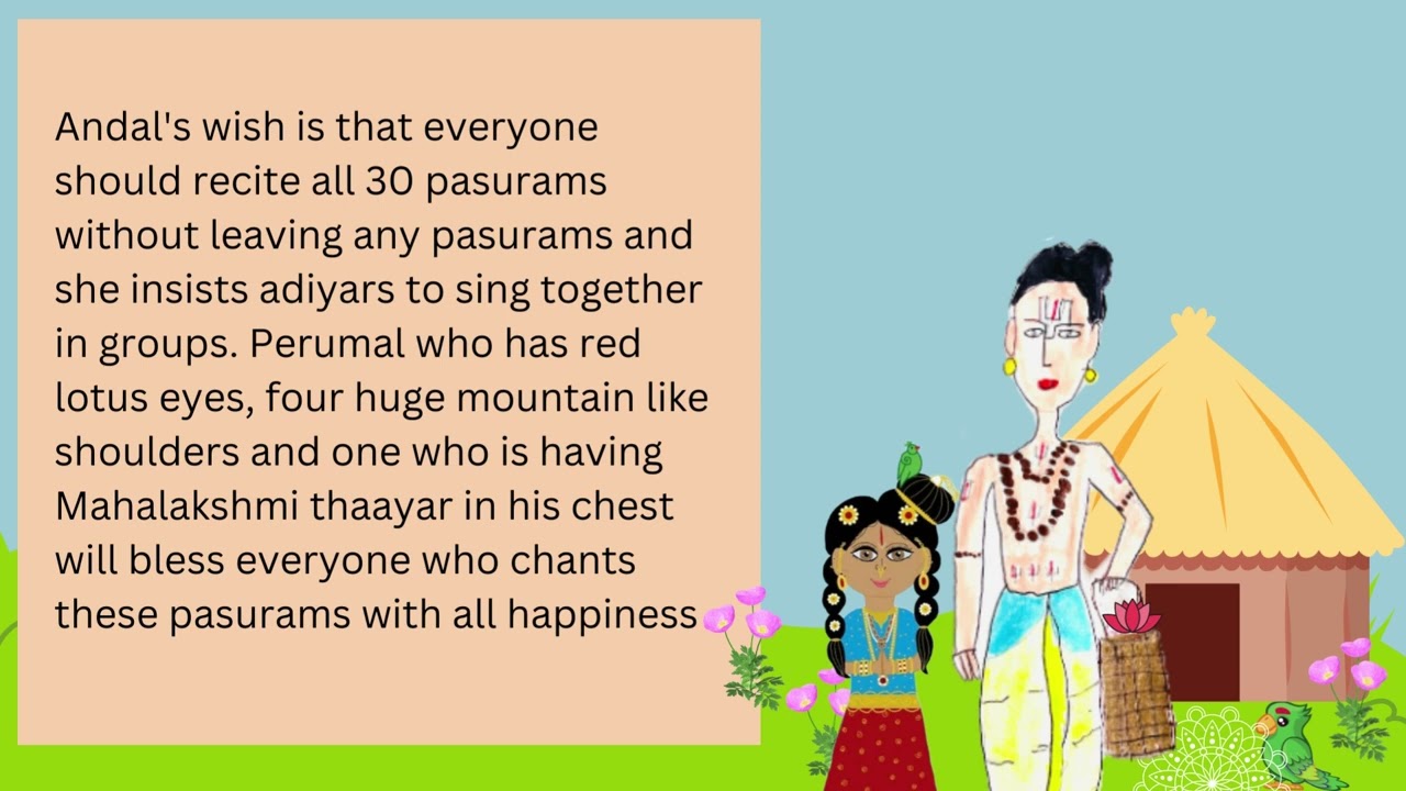 Thirupavai pasuram 30 Simple meaning for kids