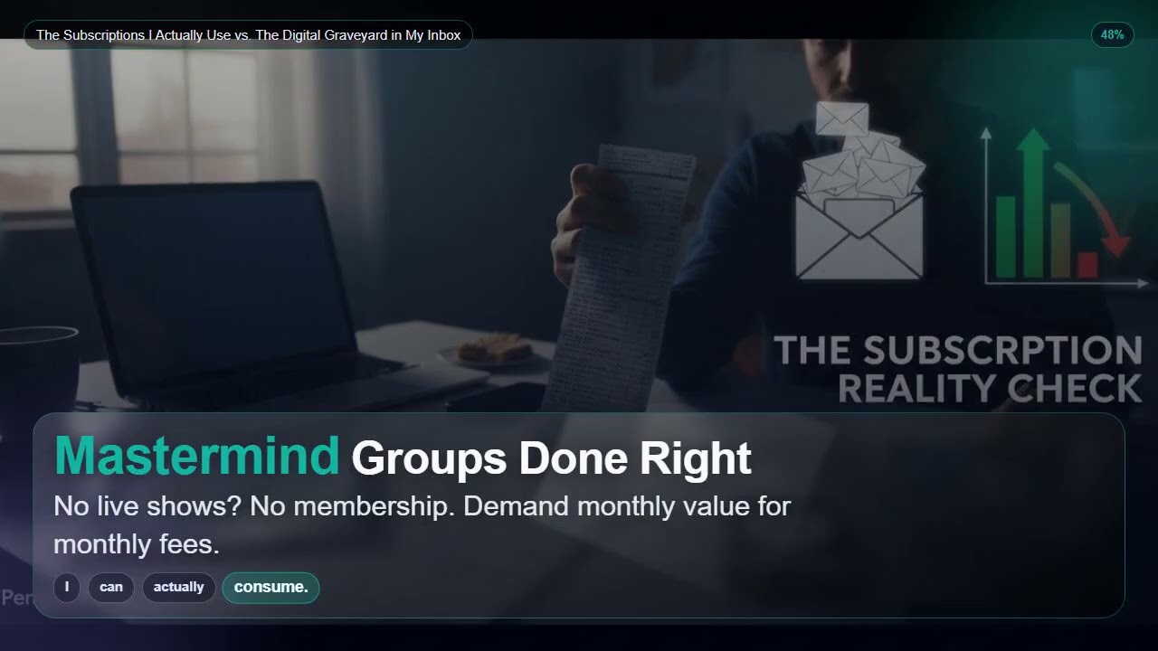 The Subscriptions I Actually Use vs. The Digital Graveyard in My Inbox