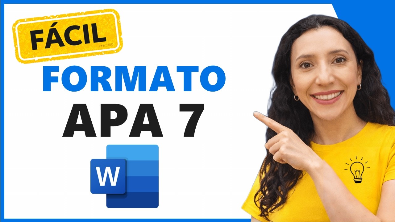 🤩🖥️ Formato APA 7 en Word FÁCIL (margen, fuente, interlineado, alineación) - Investigar es fácil 😎