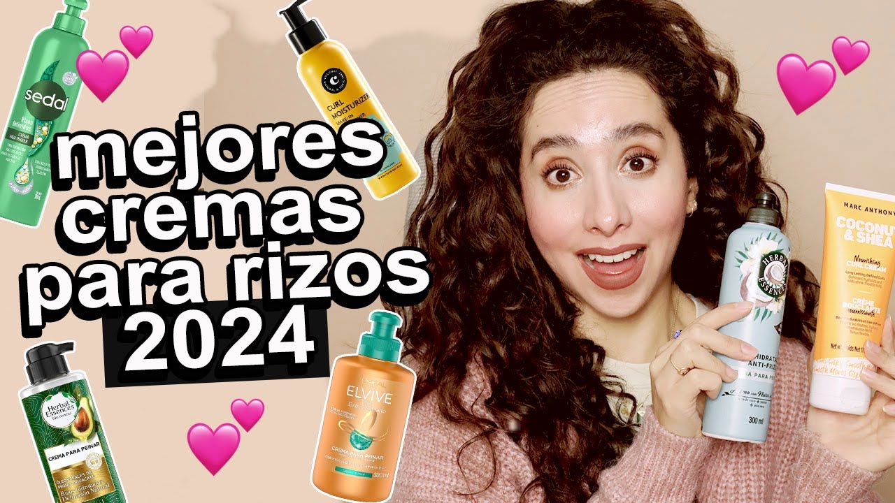 LAS MEJORES CREMAS PARA PEINAR LOS RIZOS DEL 2024! 🎉💕